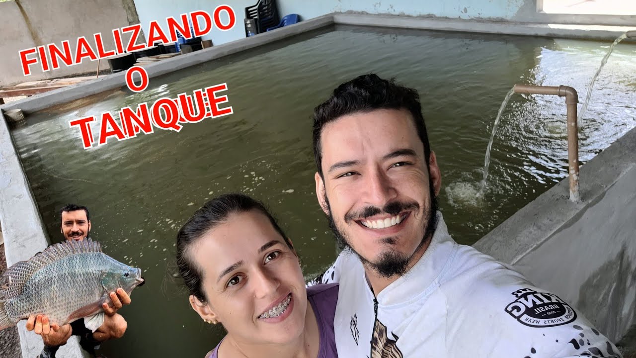 TANQUE DE ALVENARIA, NOSSO DEPOSITO DE TILAPIAS...