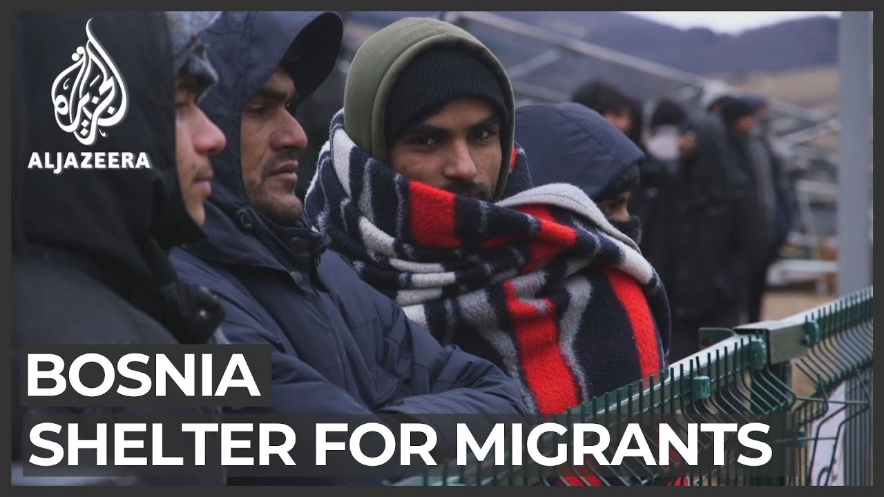 Bosnian military sets up temporary shelter for migrants