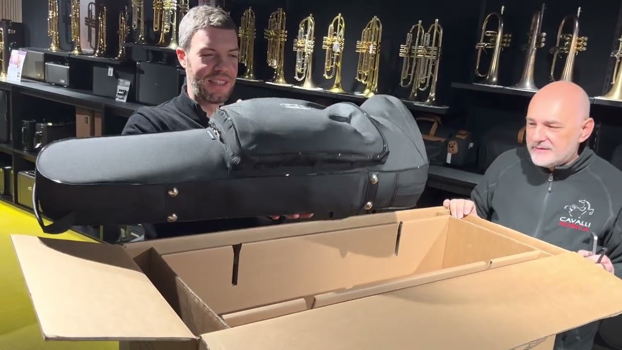 Unboxing My new bass trombone - Adams Brass ITA version