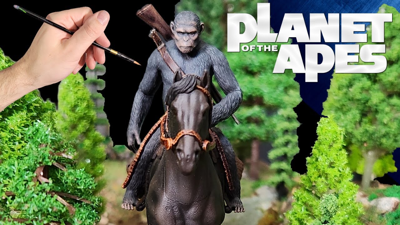 Get Ready To Be Wowed By This 3d Printed Planet Of The Apes Diorama!