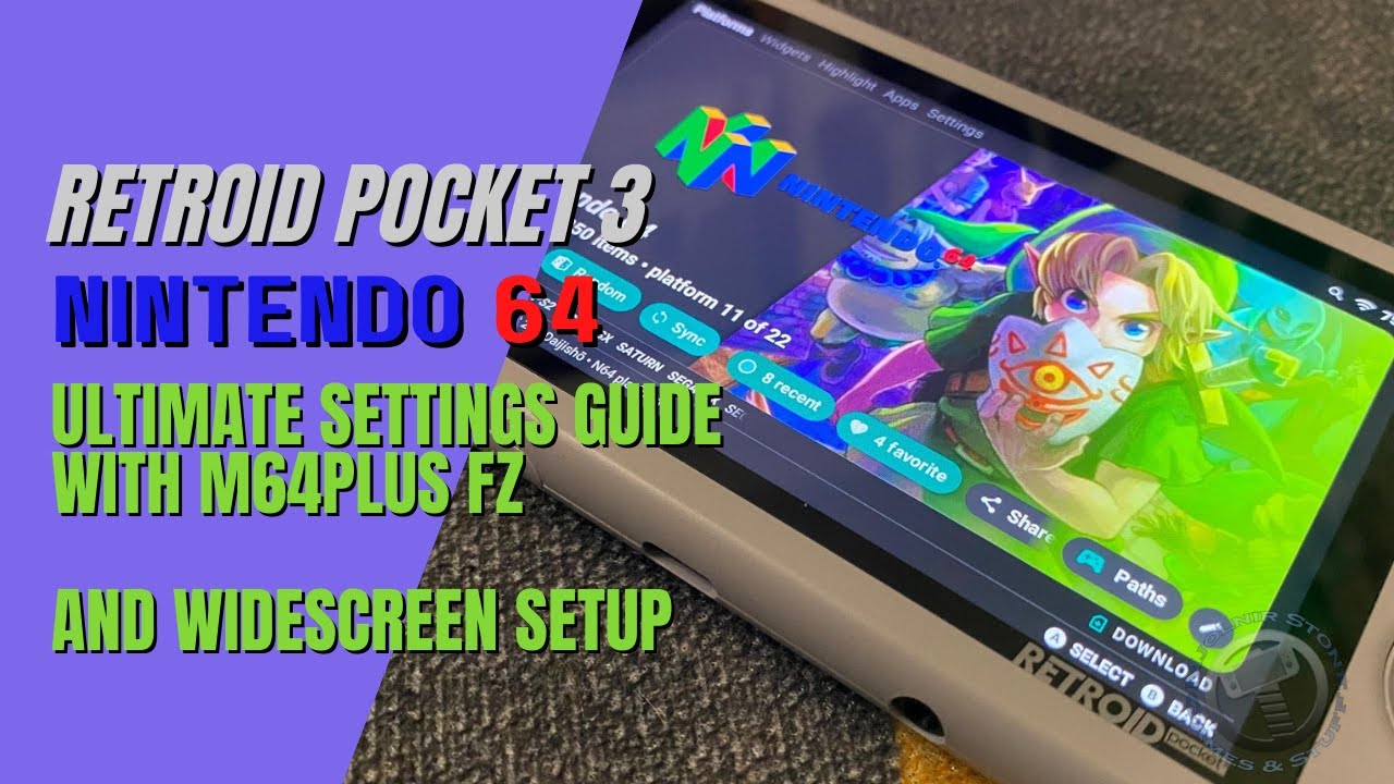 Retroid Pocket 3 N64 Ultimate Settings Guide and Gameplay | Banjo-Tooie | Excitebike | Nintendo