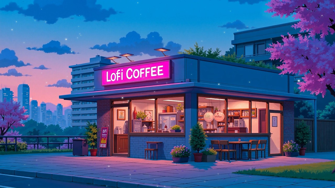 Soft Healing Lofi ☕ Peaceful Coffee Shop to Calm Your Mind 🌸 Lofi HipHop~Chill Beats for Study, work