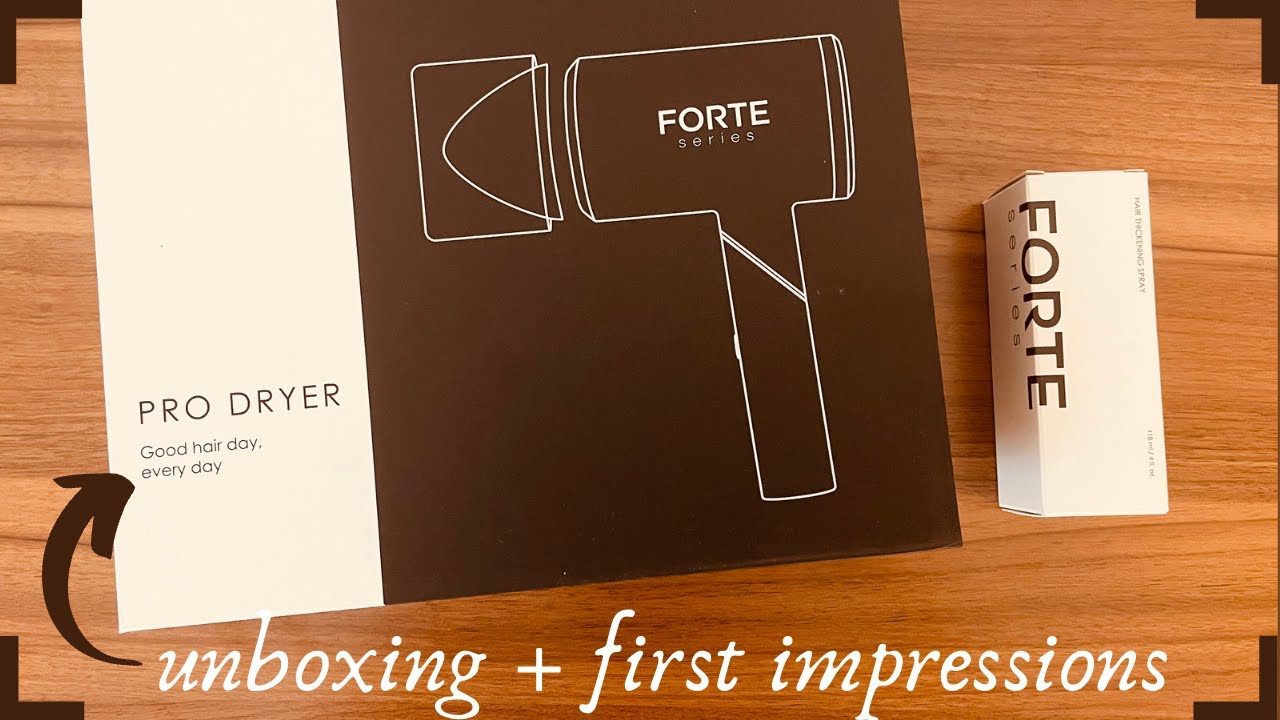 Forte Pro Dryer UNBOXING + FIRST IMPRESSIONS! 📦