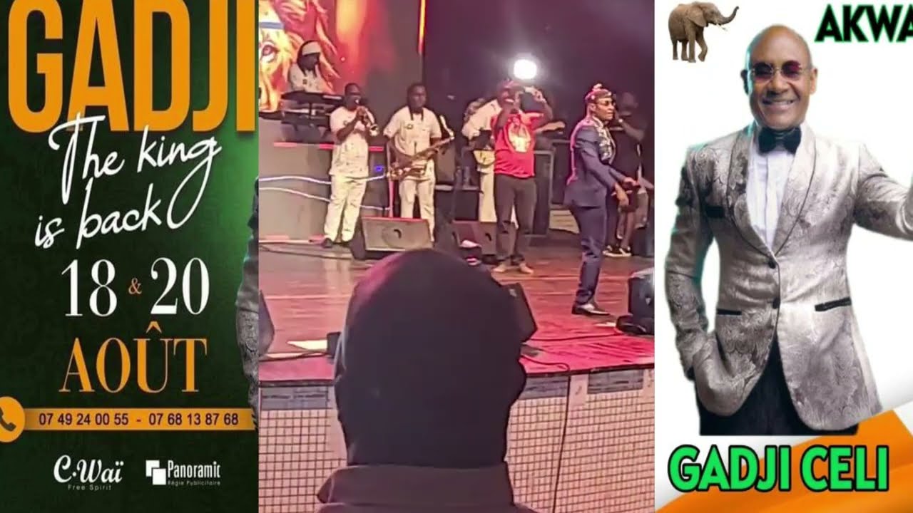 Le Grand CONCERT de Gadji Celi à Abidjan Après 12 Ans d’Absence !