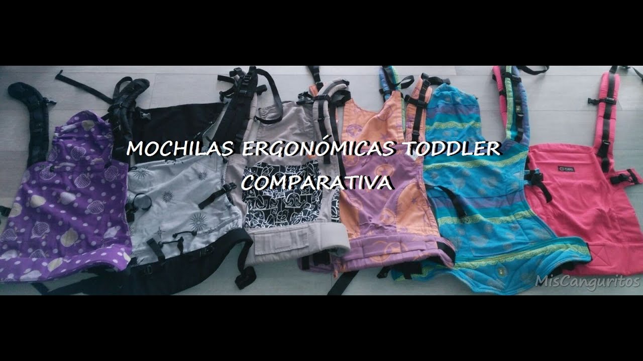 Comparativa de mochilas ergonómicas toddler