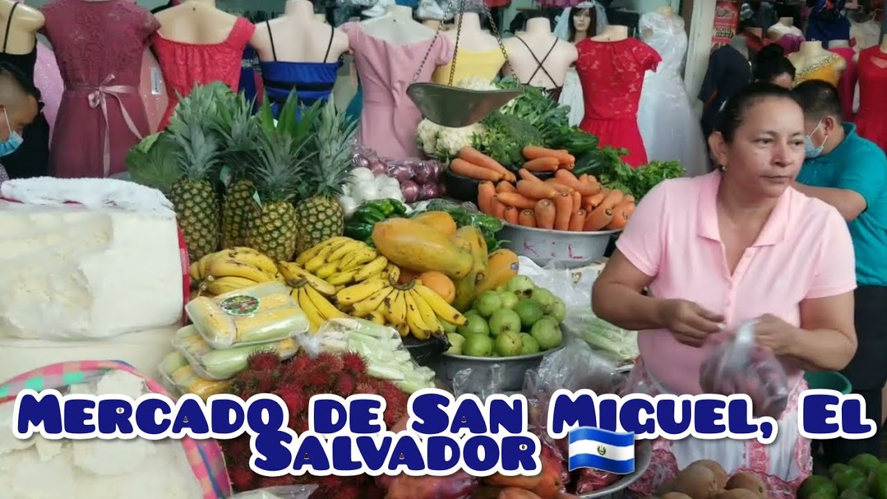 Mercado de San Miguel,  El Salvador.  Que locura🤯 pero hay de todo.