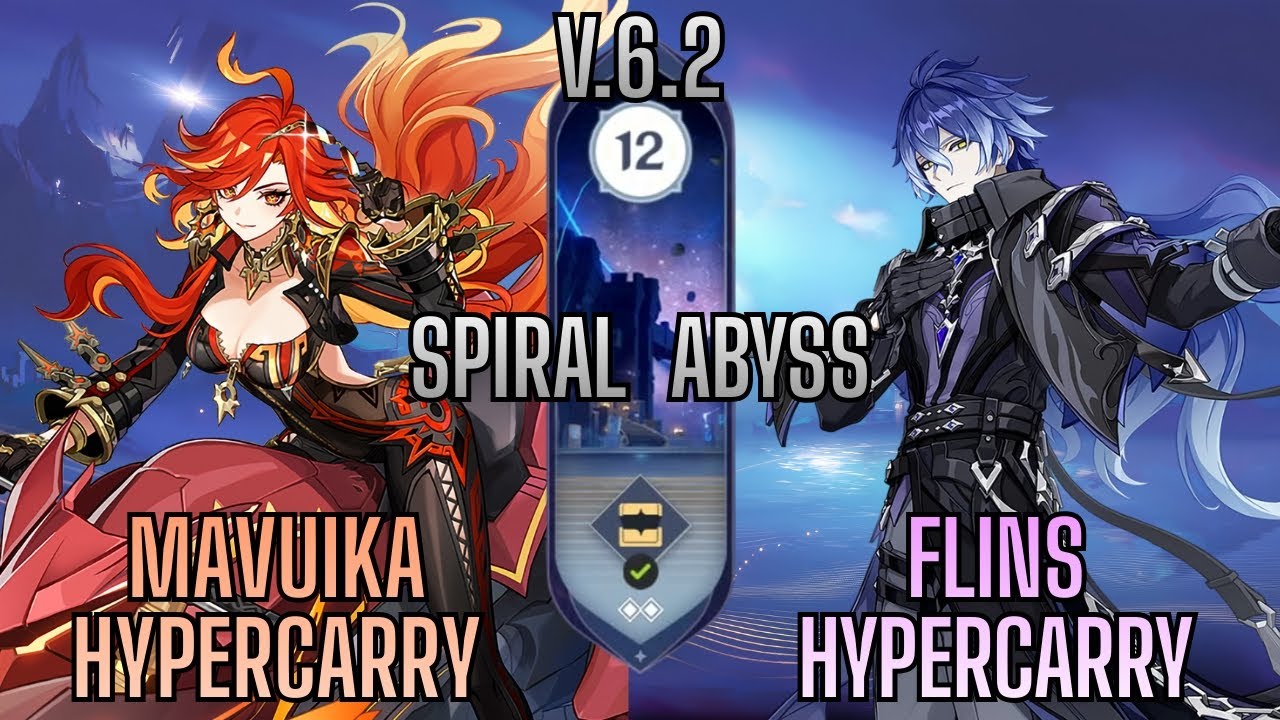 V.6.2. Spiral Abyss | Floor 12 | Mavuika & Flins Hypercarry | Genshin Impact 6.2.