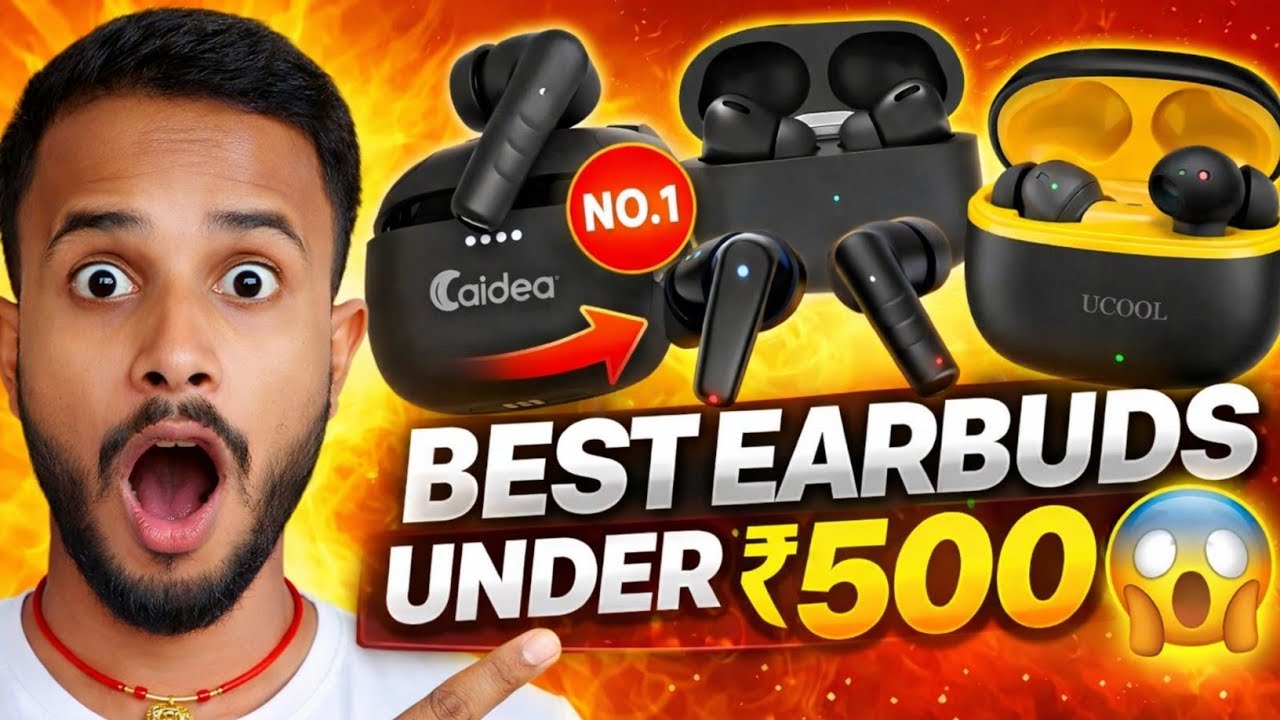 Best Earbuds Under ₹500 😱 | Top 5 Budget TWS Earphones 2026 | Vicky Tech Verified 