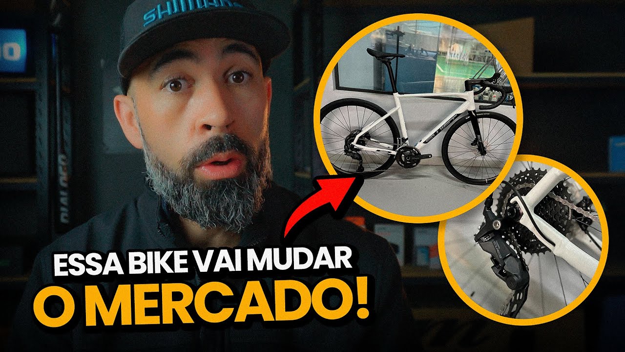 A PRIMEIRA BIKE DE ESTRADA COM SHIMANO CUES!