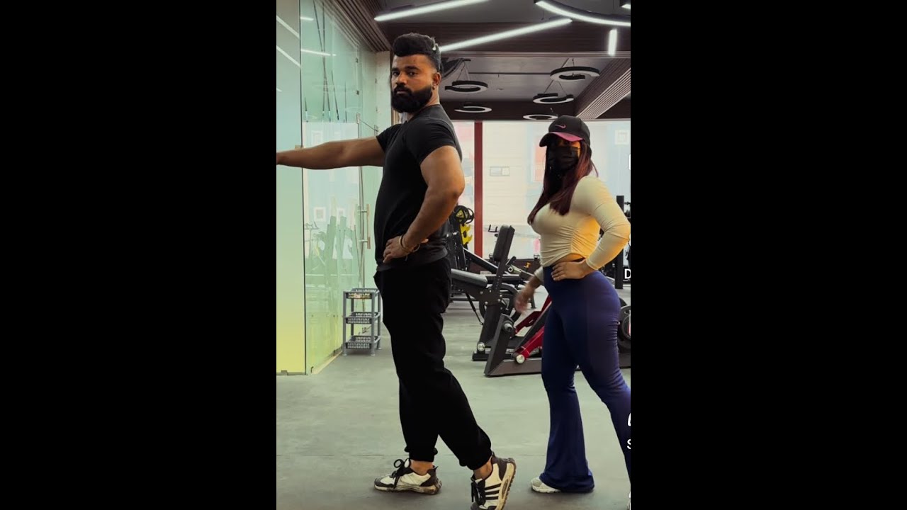 #fitnes couple video  Live Stream #gym #funny #comedy #viral