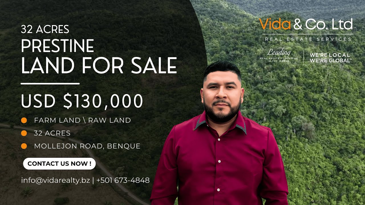 32 Acres in Cayo Belize for Sale - Pristine Land With Endless Potential | Investment Property
