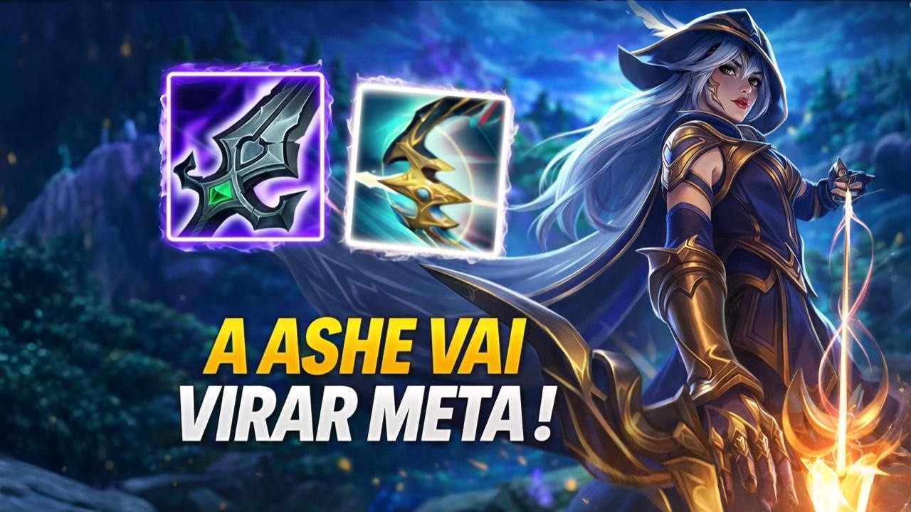 TEM DIA QUE É NOITE... ASHE BUFFADA ! WILD RIFT