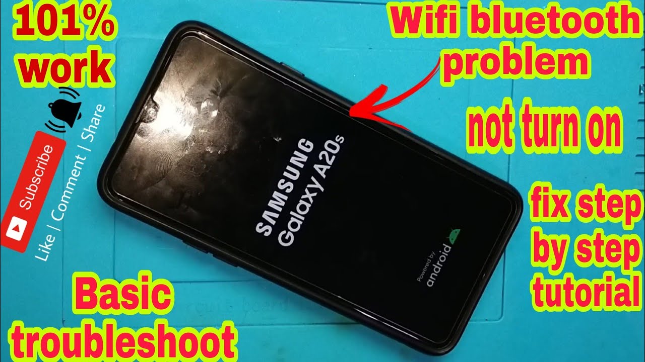 Samsung A20s Wifi Problem Wifi Not Turn On Fix | Perfect Repair ! 101%#Wifiessue#solve#