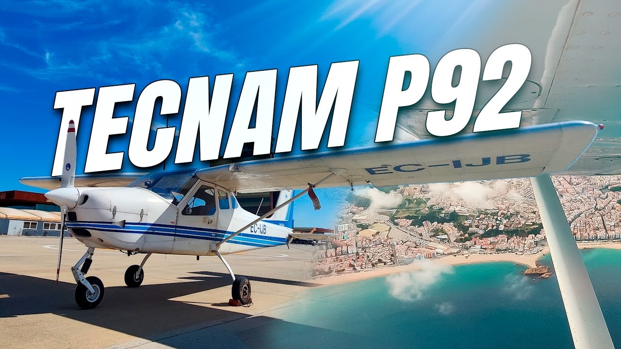 Vuelo por la Costa Brava - TECNAM P92 (4K)