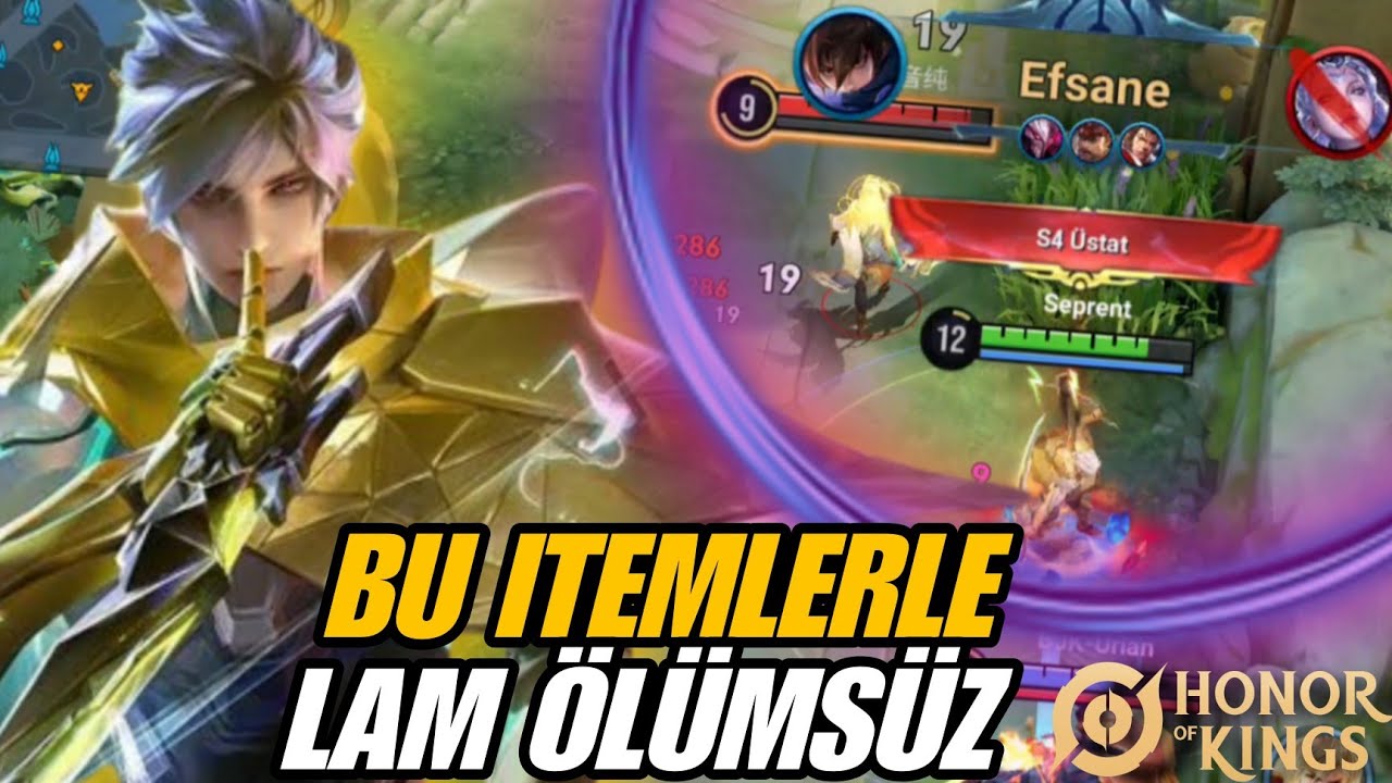 TANK BUİLDLİ LAM HEM ÖLMÜYOR HEM SÜRÜNDÜRÜYOR | GLOBAL LAM GAMEPLAY | HONOR OF KİNGS TÜRKÇE