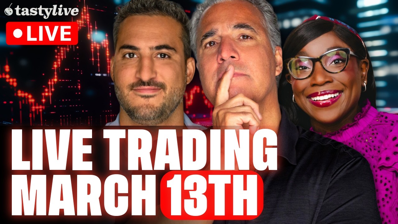 March 13th, 2026 LIVE Stocks, Options & Futures Trading with Pros!(Market Open, Last Call & More)