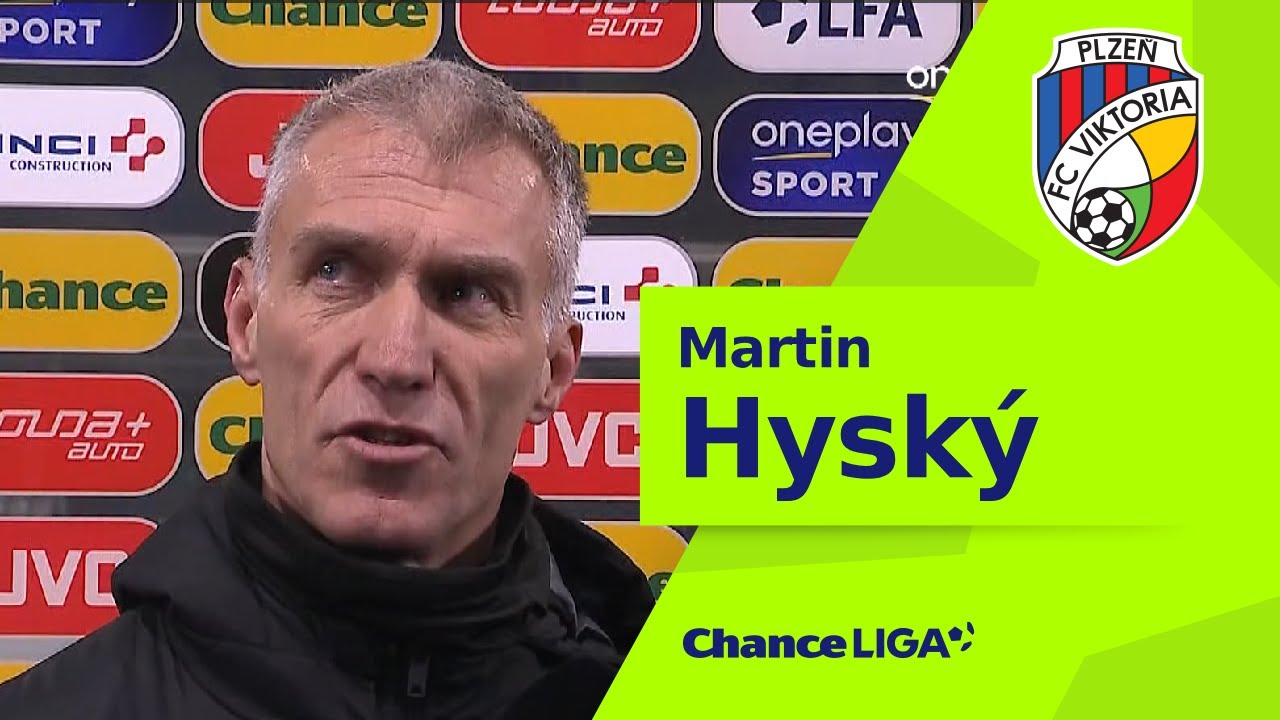Martin Hyský: Zápas měl velmi dobrou úroveň