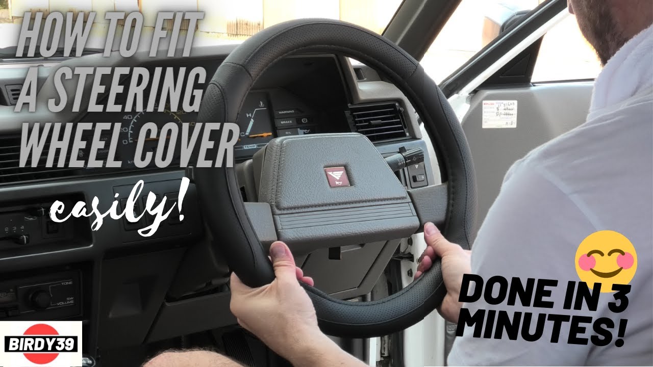 How to Fit a New Steering Wheel Cover (the easy way!)