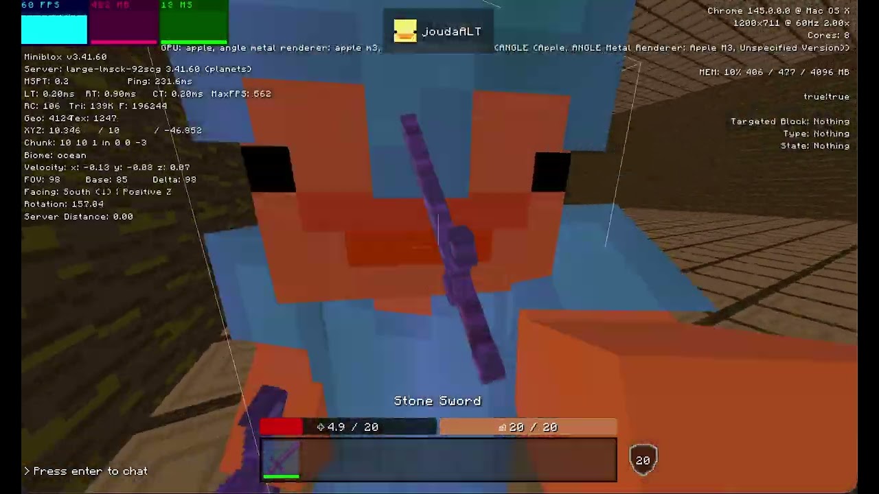 I Fought A Mod In Miniblox