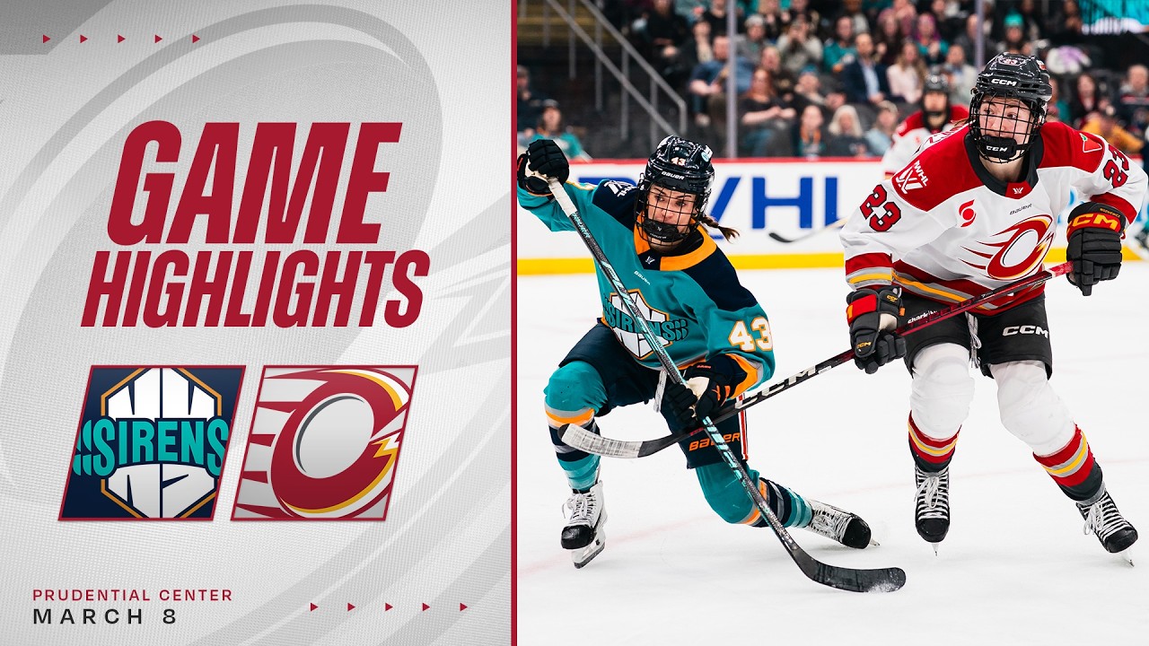 PWHL Highlights | Ottawa Charge at New York Sirens | Mar 8, 2026