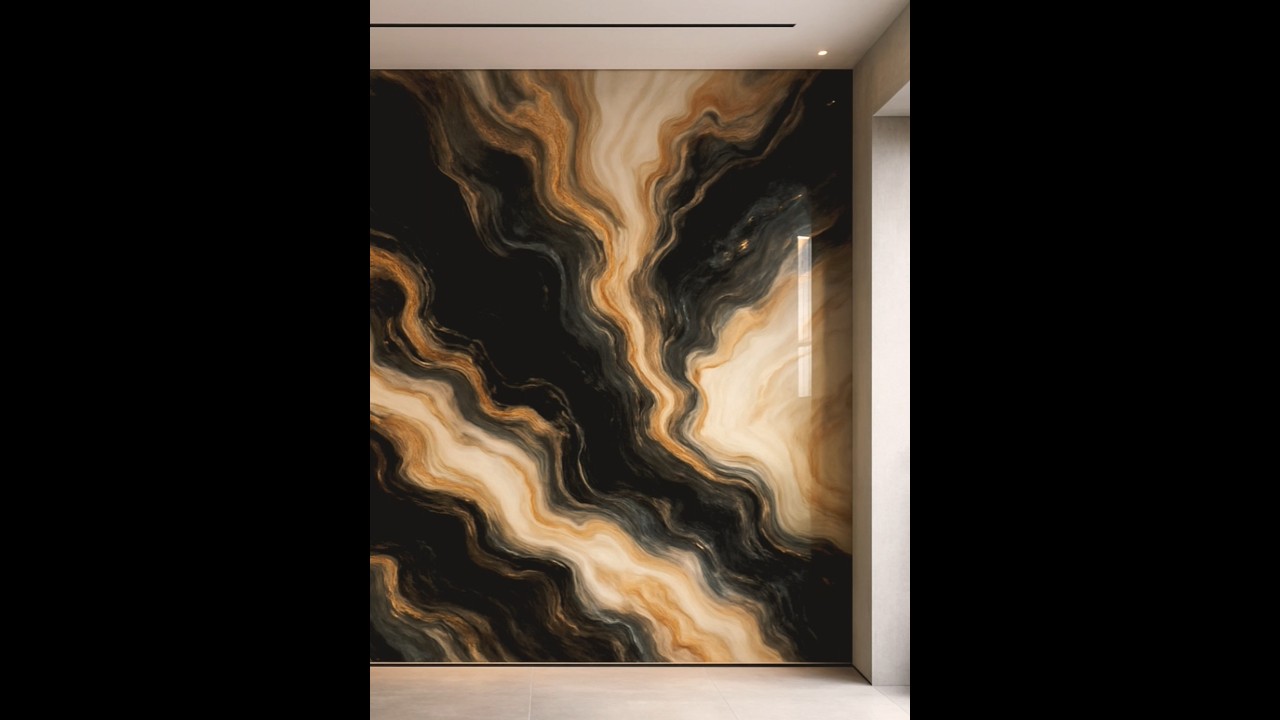 2025  Luxury Epoxy Wall Design #luxuryhomestour #homedecor