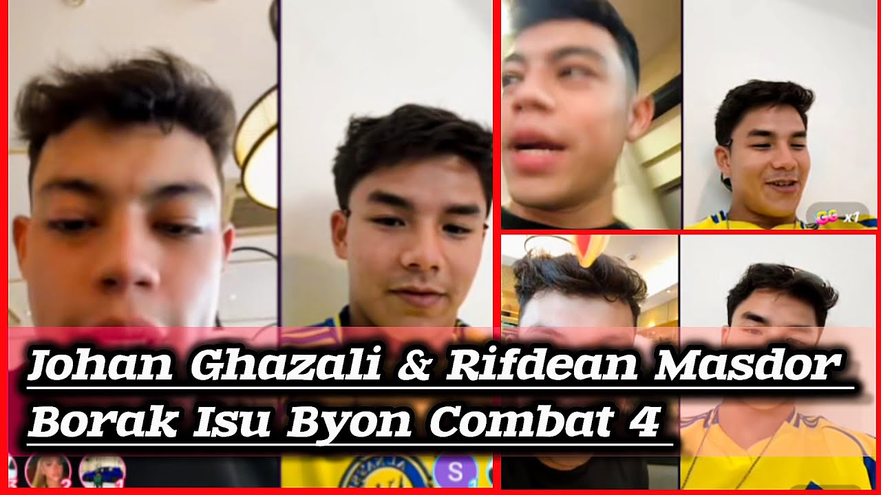 Johan Ghazali & Rifdean Masdor - Borak Pasal Byon Combat 4 #johanghazali #jojo #masdo #ufc #muaythai
