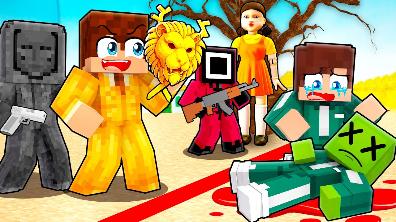 PRANKUJE PRZYJACIÓŁ JAKO VIP w SQUID GAME 3 w Minecraft!