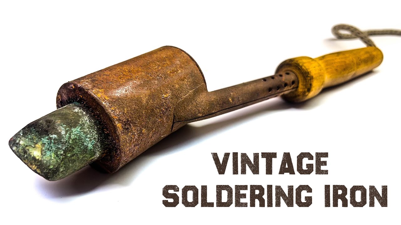 Restoration of old and rusty soldering iron