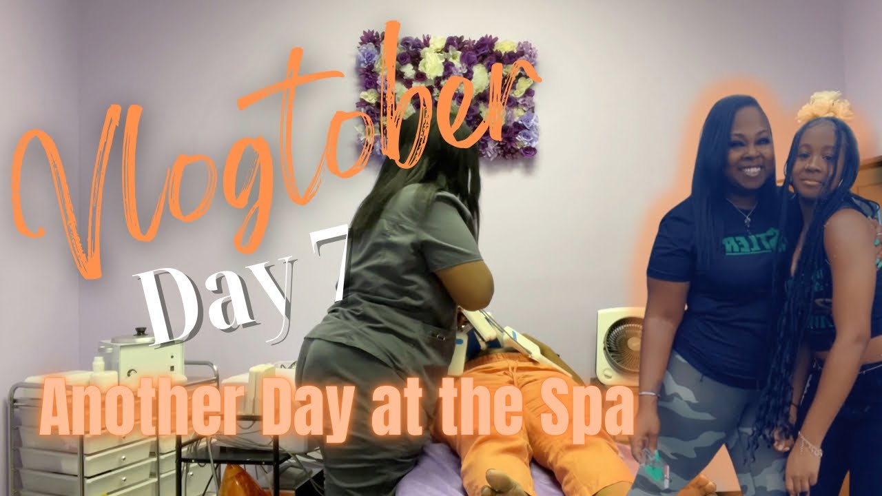Vlogtober: Makenleigh Comes To Work | Solo Esthetician Life | Super Busy