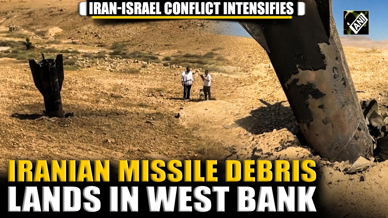 Iranian missile debris lands near Jericho amid escalating Israel-Iran tensions