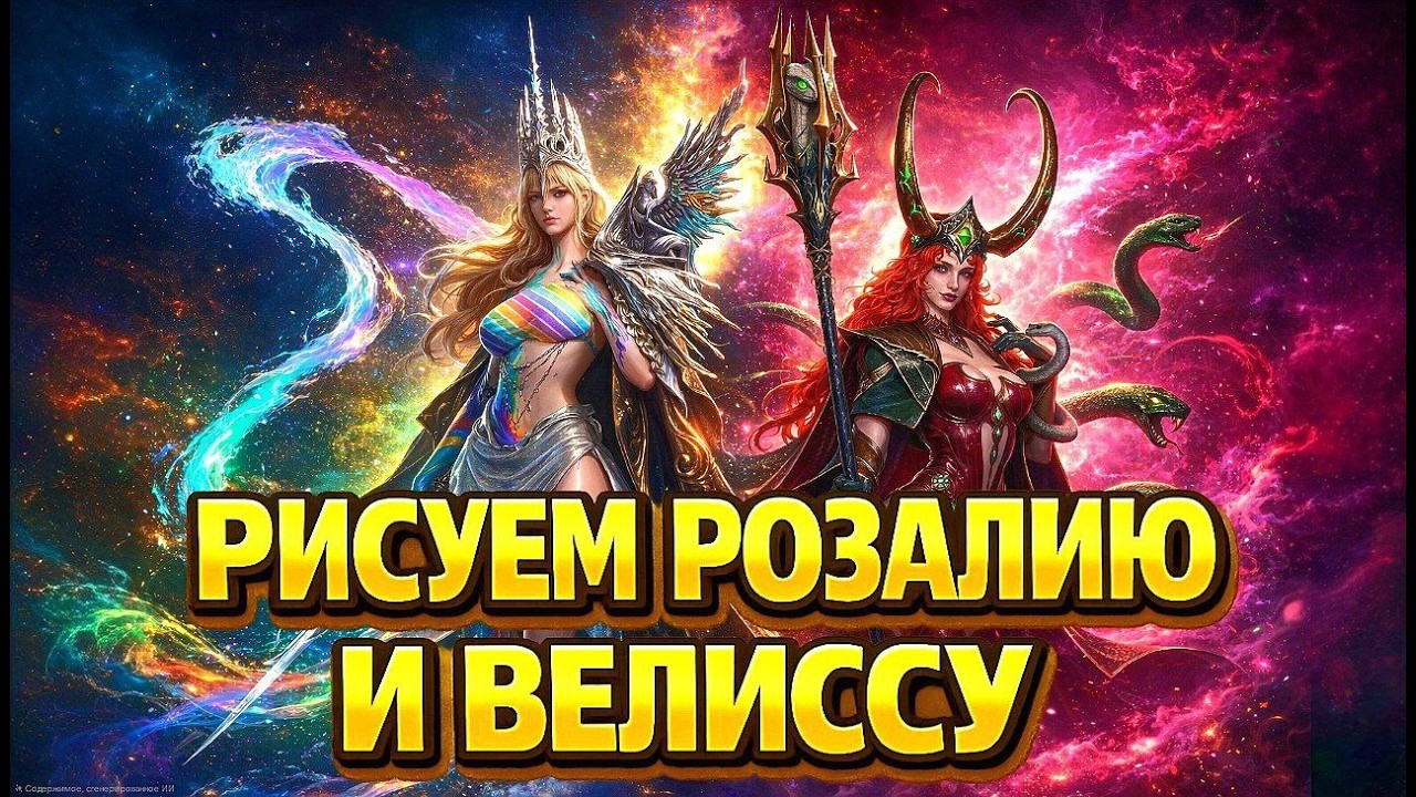 Рисуем Розалию и Веллису!Watcher of realms