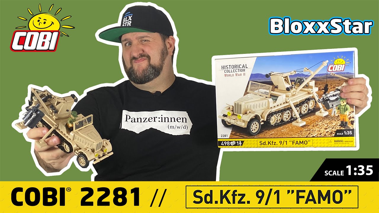 (K)EIN FAMOSES SET? COBI 2281 💥 Sd.Kfz. 9/1 FAMO mit 6t Bilstein Kran 💥 1:35 ▶️ REVIEW & HISTORY
