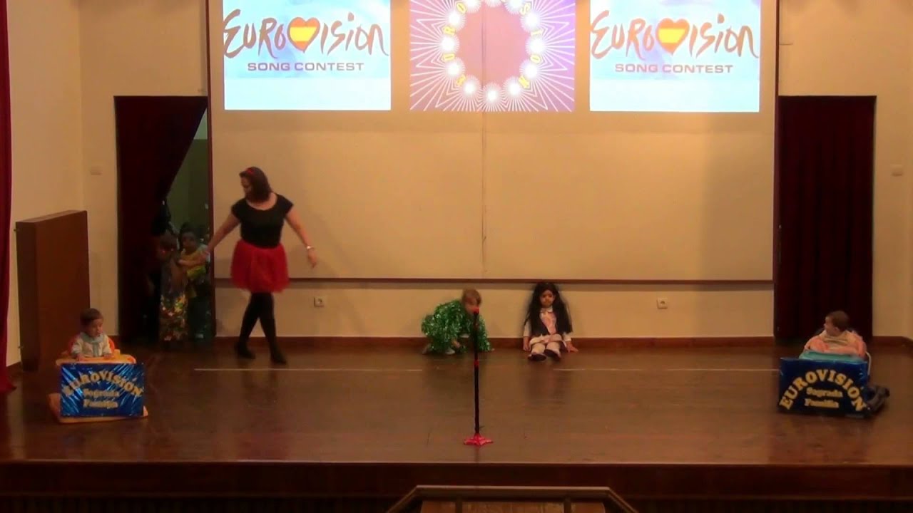 Colegio Sagrada Familia - El Entrego - Festival de la Familia - 2015 - La guardería - Eurovisión