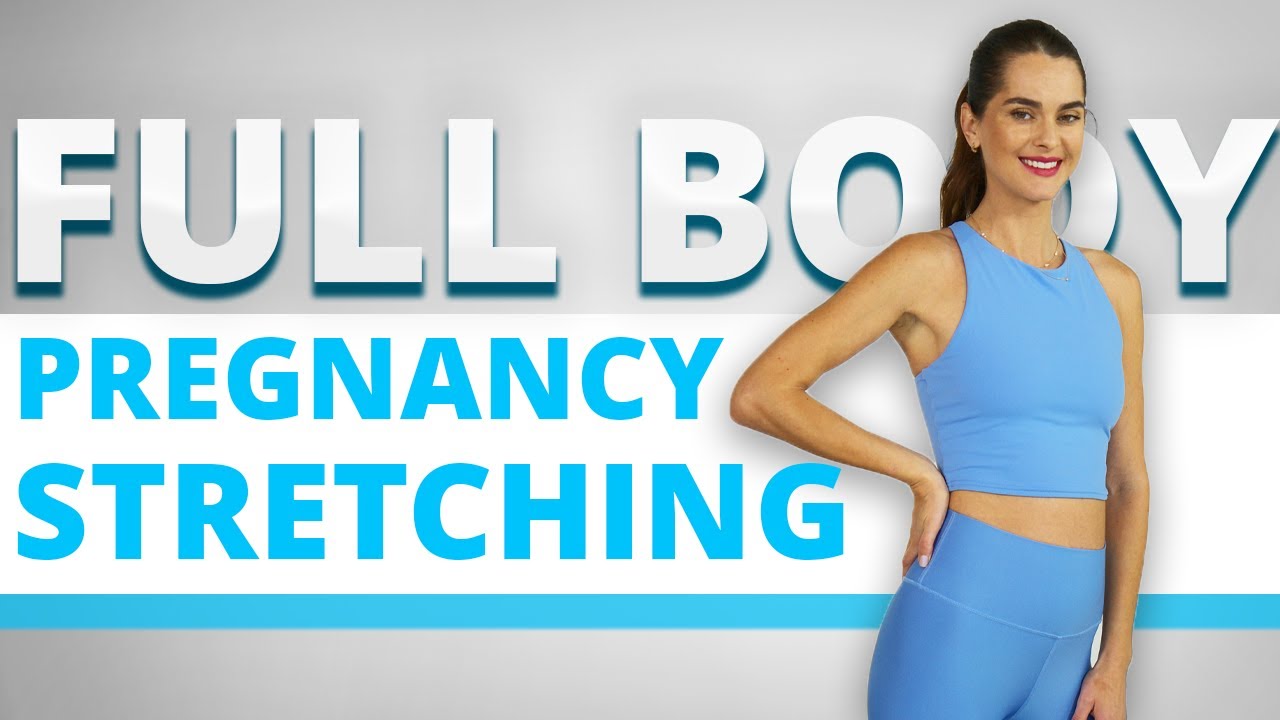 Full Body Pregnancy Stretching and Warm Up | Olesia Stefanko