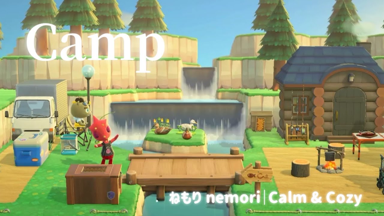 【あつ森BGM】晴れた朝のキャンプ別荘🏕️☀️｜朝活・作業・リラックス– ジャスティンとレックスの別荘 