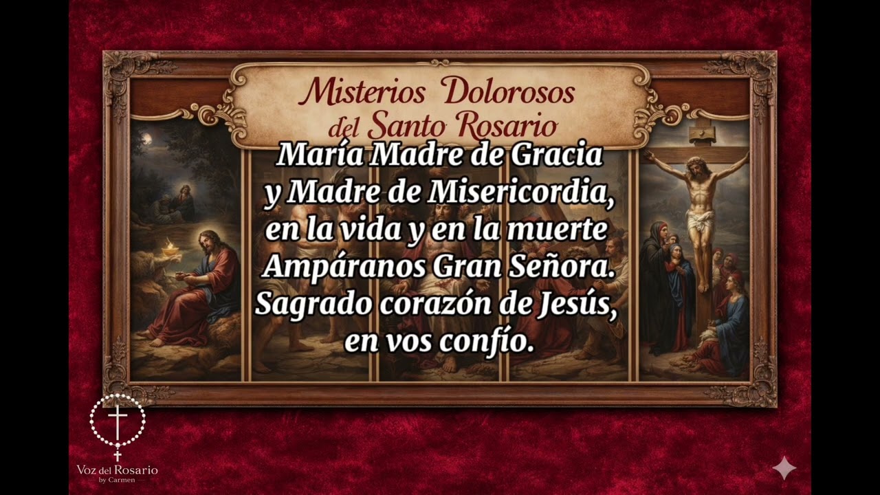 Santo Rosario 📿 Martes 17 de Febrero/ Misterios Dolorosos/  Reza y Fortalece tu Fe 
