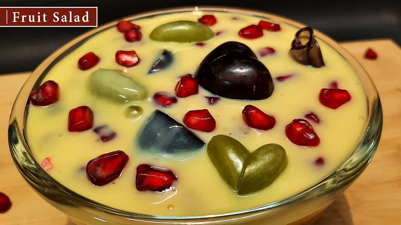Fruit Salad Recipe | Fruit Custard Salad Recipe | Fruit Salad Recipe in Hindi | फ्रूट सलाद कैसे बनाए