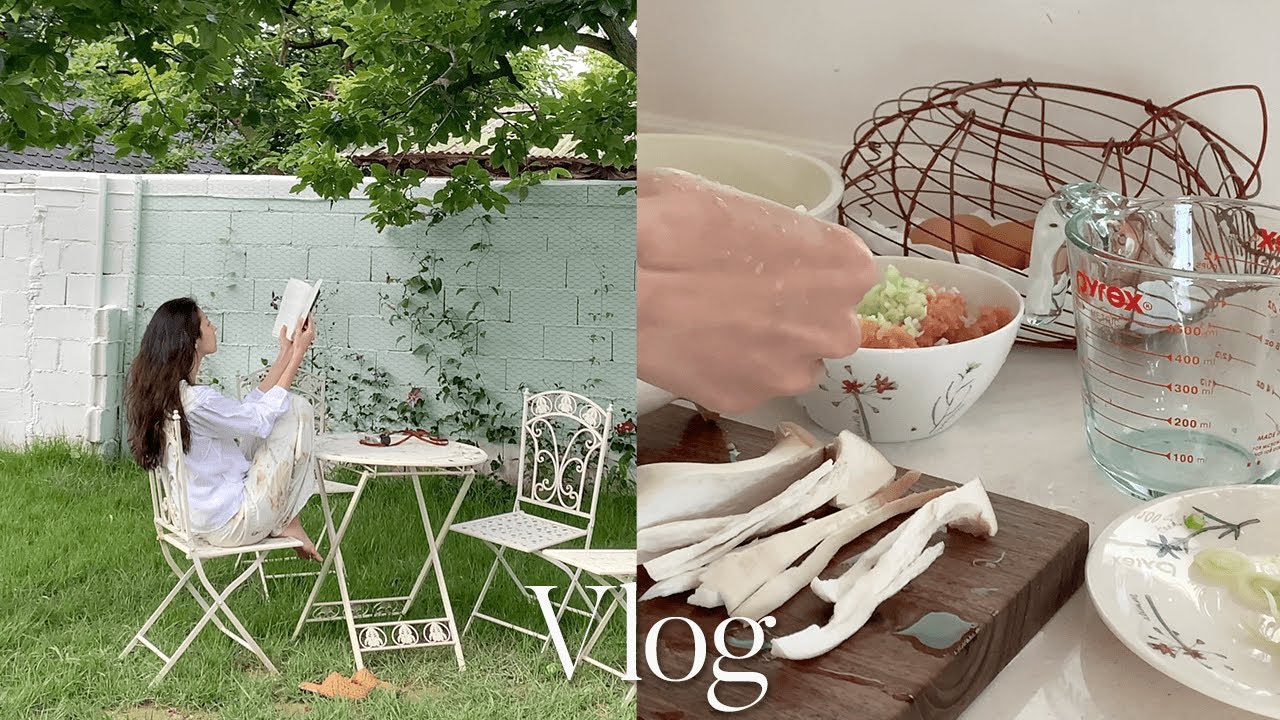 리틀포레스트 여행 vlogㅣ푸르고 촉촉했던 여름, 시골에서 소박한 일상ㅣ구례 여행ㅣ토마토파스타ㅣ명란솥밥ㅣ잔잔하게 힐링되는 일상 브이로그ㅣ여행 브이로그