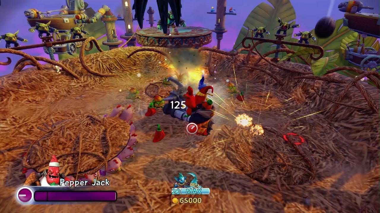 Skylanders Trap Team battle arena