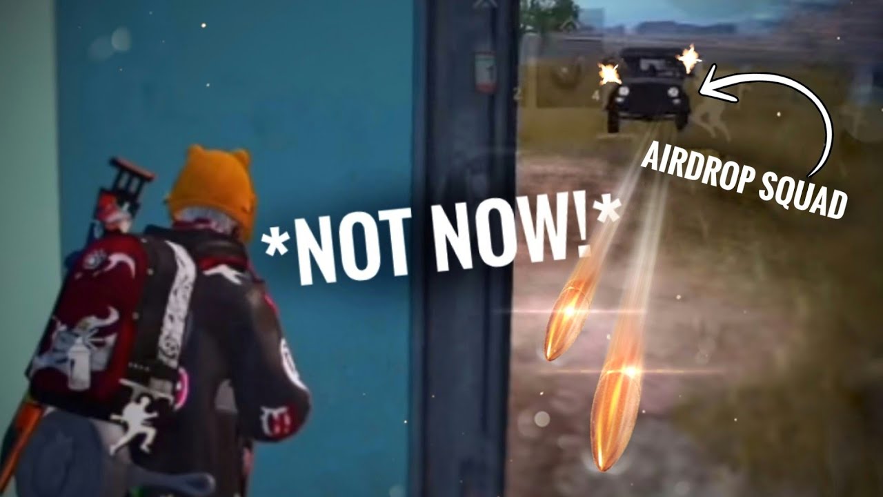 [PUBG MOBILE] Airdrop SQUAD Trying To Destroy Me!