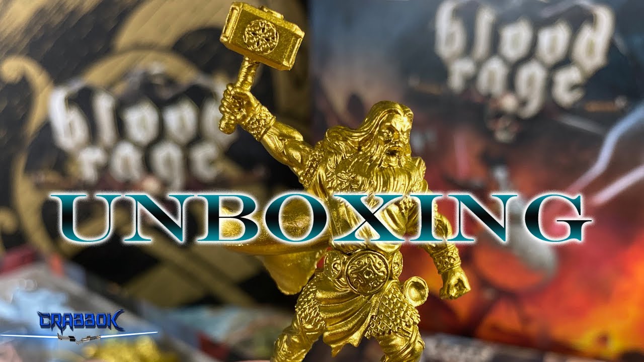 Blood Rage - Unboxing the Golden Kickstarter!