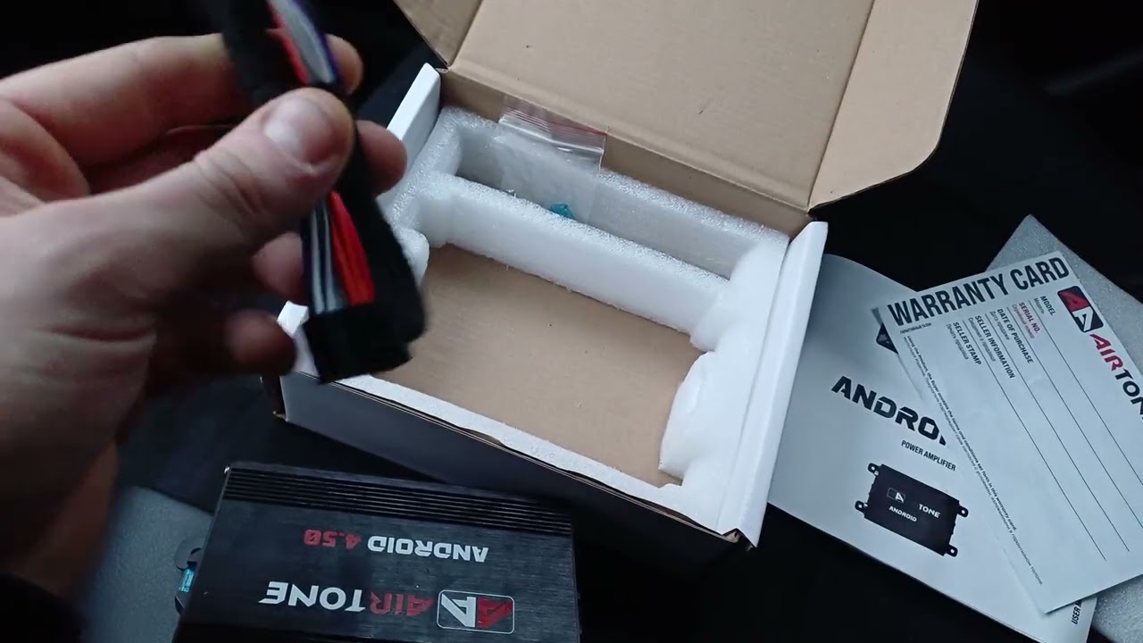 AIRTONE ANDROID 4.50, компактный усилитель для Андроид магнитол.