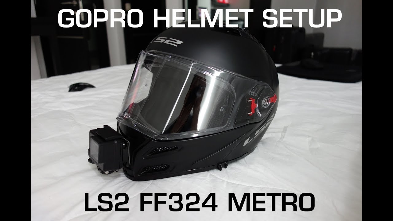 TUTORIAL: GoPro Helmet Setup - LS2 FF324 Metro