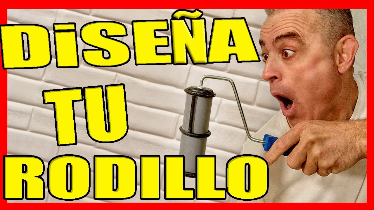 😱 Como HACER un RODILLO de LADRILLOS con tus MANOS (revestimientos decorativos pared)