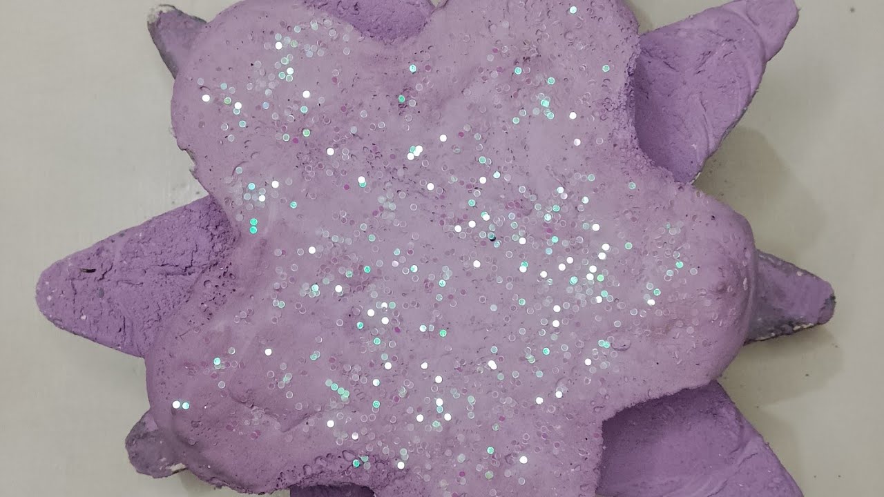 Purple chalk crushing ASMR|chalk Crushing new video|homemade reforms 