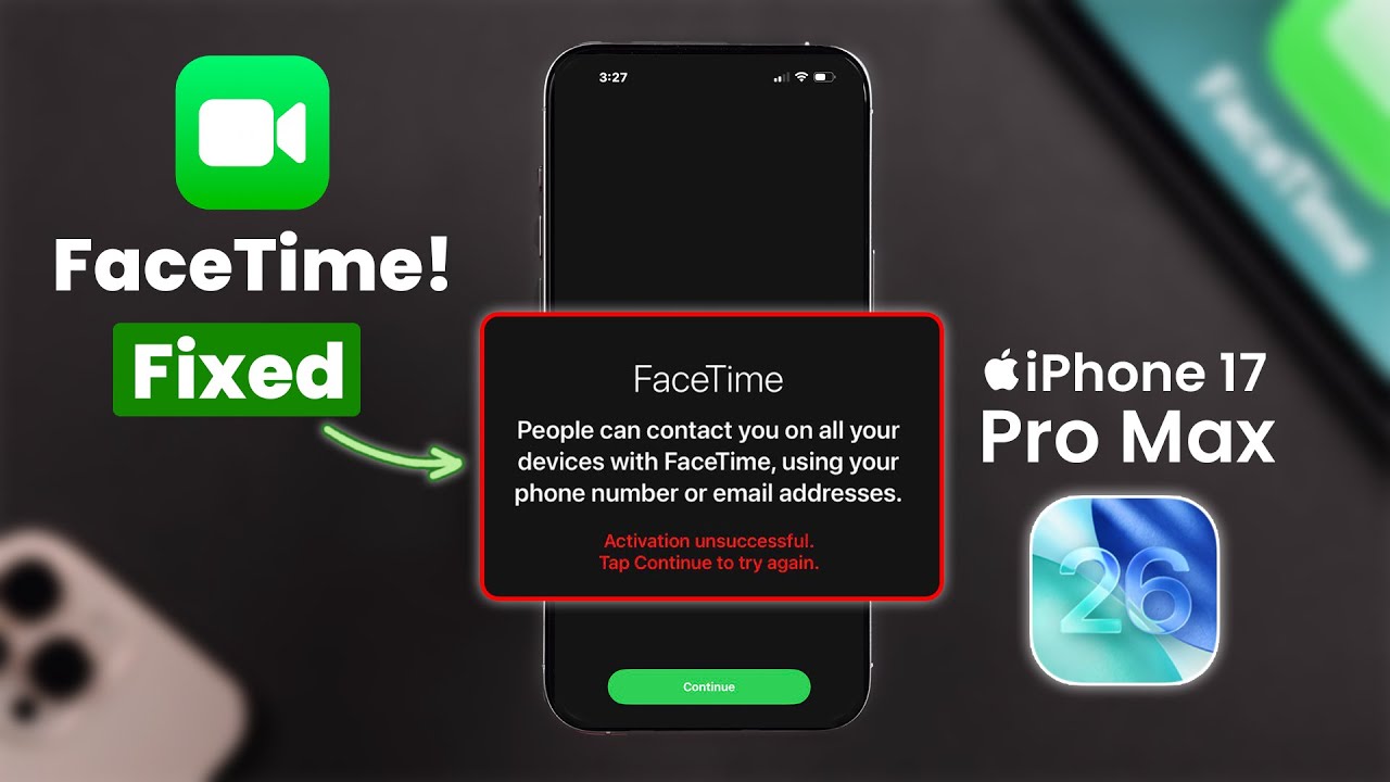 iOS 26 - How to FaceTime Not Working on iPhone!