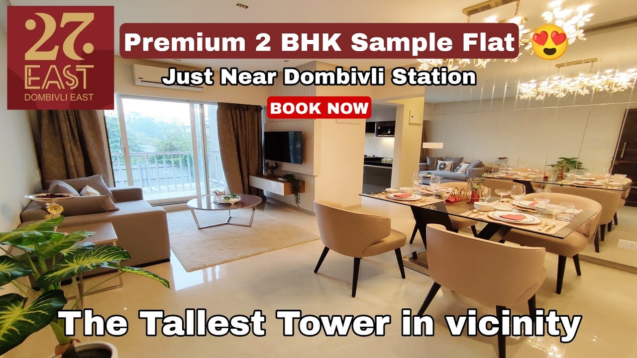 27 East Dombivli 2 BHK Sample Flat | Just 2 Min From Dombivli Station |Price, SiteVisit,☎️8800678921