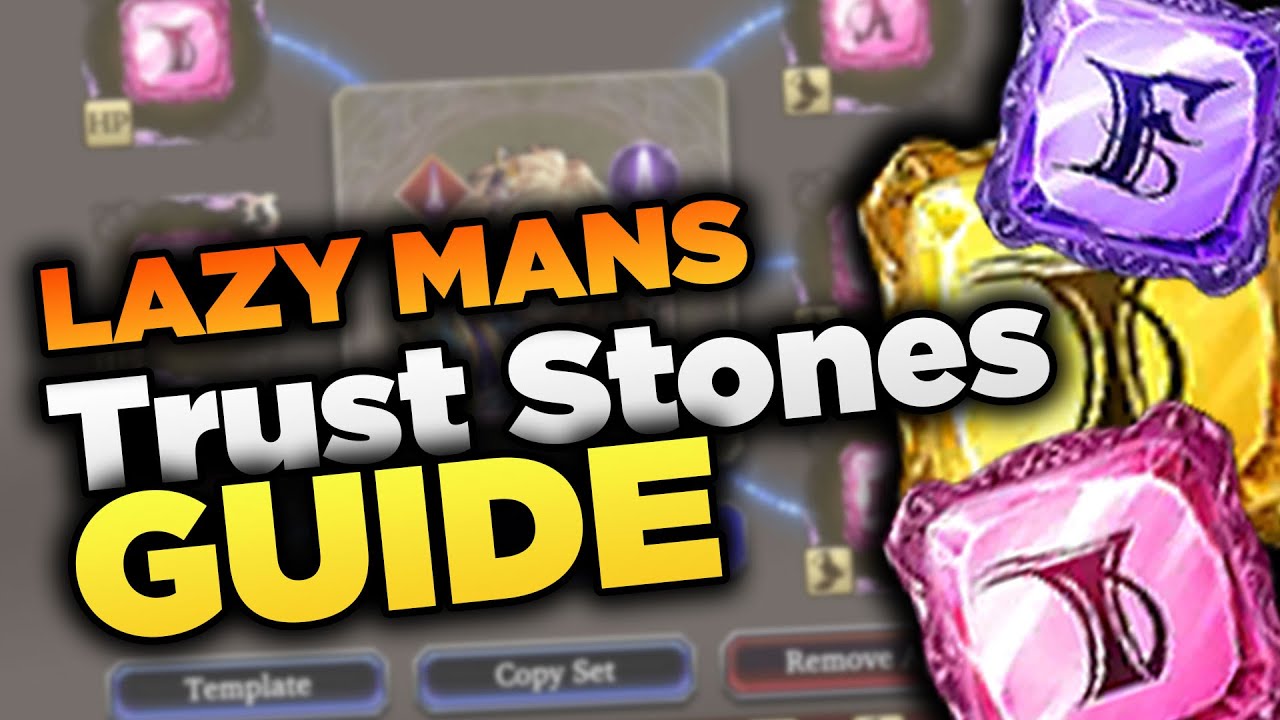 LAZY MANS GUIDE: WoTV Trust Stones in 2024!! Easier Than EVER (FFBE War of the Visions)
