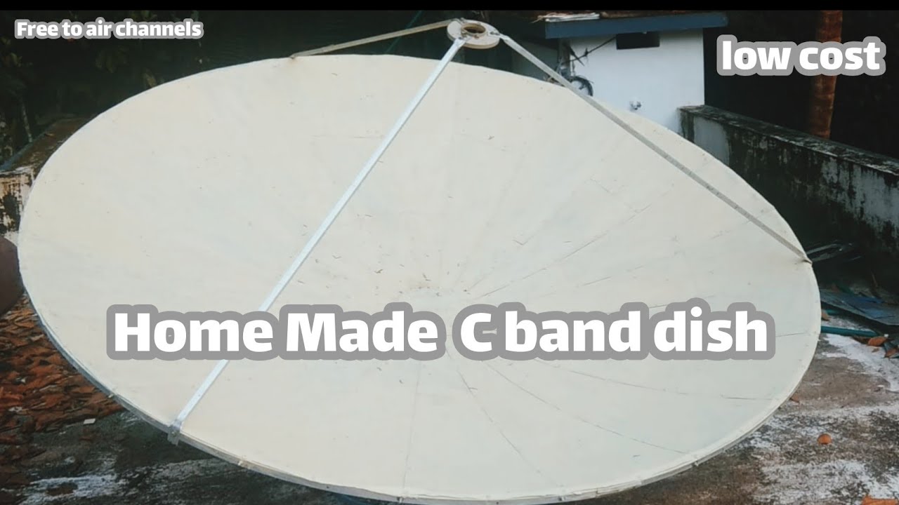 Самодельная антенна C-диапазона | Просмотр бесплатных каналов