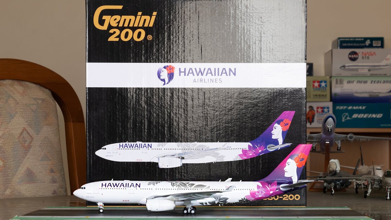 Gemini Jets 1:200 Hawaiian Airlines A330-200 New livery Unboxing & Review [4K]